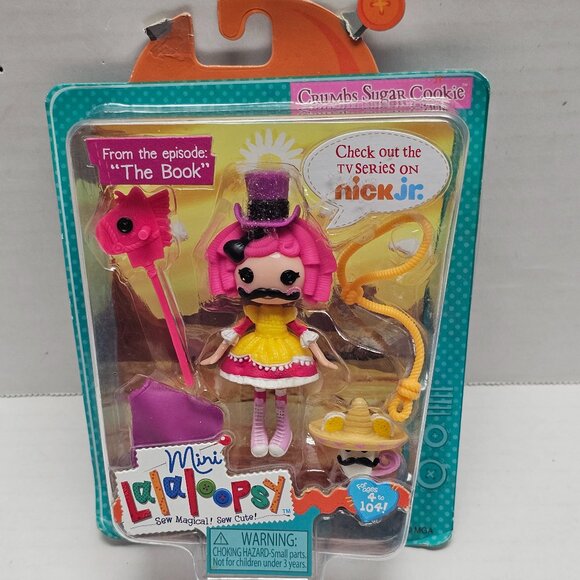 New Mini Lalaloopsy Lil  Crumbs Sugar Cookie Moments in Time Series Top Hat Rare - Picture 1 of 12